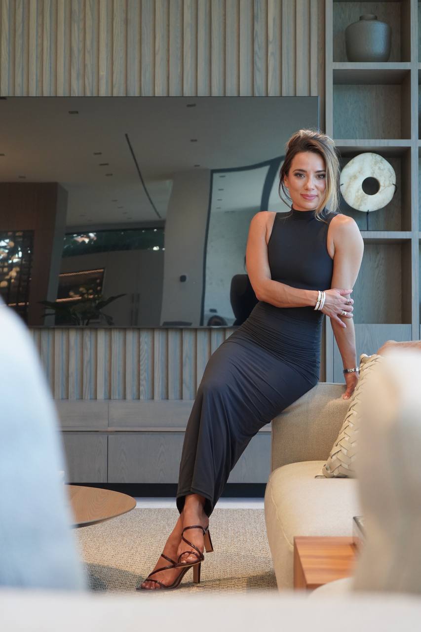 Nicole Bentz in a modern luxury interior